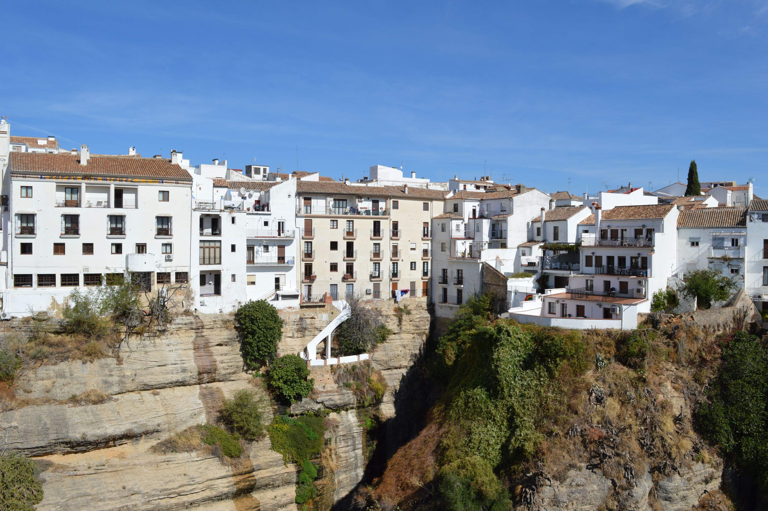 Spanish finca in the Andalusian countryside with a rooftop solar array